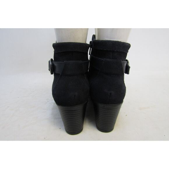 Clarks Womens Size 7.5 M Blue Suede Zip Fashion Ankle Boots Booties - Picture 7 of 11